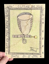 Dessin Original Ancien Signé