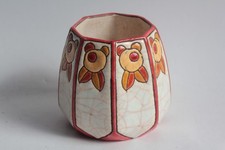 LONGWY Pot octogonal émaux