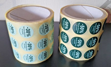 2 ROLLS STARTER LABELS -50% -30% DISCOUNT SALES