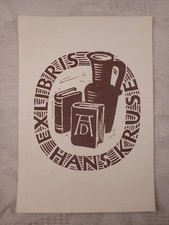Ancienne Exlibris Hans Kruse