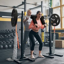 VEVOR Barre d'Haltère Barre de Musculation Charge 675kg Squat Flexion sur Jambes