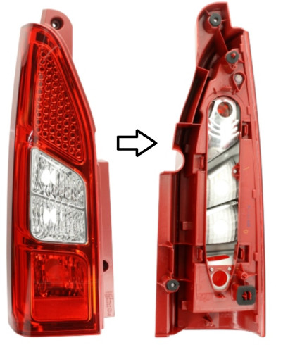 Lampe feu arriere gauche - feu,