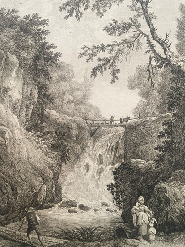 Gravure hubert robert xviiie - hubert,