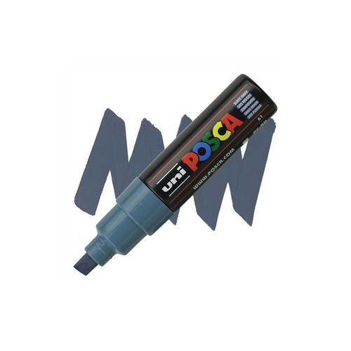 Marqueur posca gris - marqueur, pc-8k