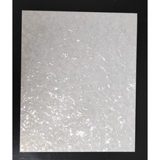 Plaque Pickguard Blank White pearl 3-ply 29x23,5cm .090-2,29mm