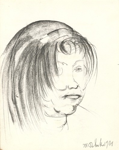 Dessin original mine de - a,