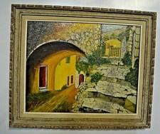 ANCIEN TABLEAU PEINTURE CADRE