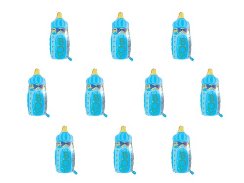10x ballon feuille bouteille - 10x,