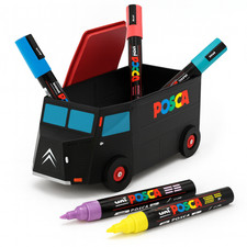 Marqueurs POSCA - Coffret collector - Camion Citroën - 5 marqueurs PC5M