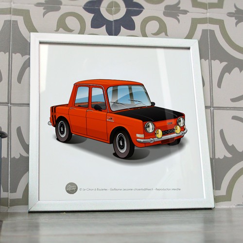 Poster simca 1000 rallye - rallye, 2