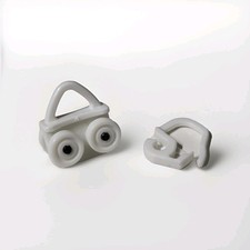 Ikea Vidga Glides DISCONTINUED 702.607.68 Curtain Rollers White 24pcs