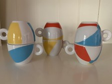 VTG Modernist Abstract Rosenthal 2002 Illy Art Cups Set 6 Marina Abramovic EUC