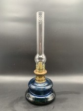 Very nice antique kerosene lamp with its crystal tube brand VR + wick