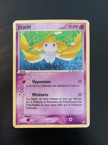 Carte pokémon jirachi - jirachi, 97/95
