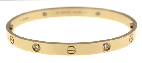18k yellow gold cartier - yellow, love