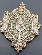 BRONZE Tampon Matrice d'imprimerie début 19ème  Calice /Ciboire  / anges