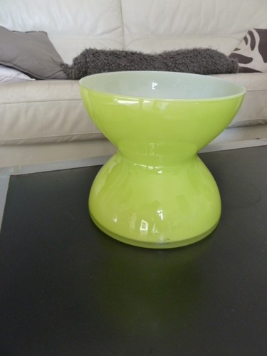 Vase verre vintage - vase,
