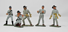 5 ANTIQUE STARLUX FIGURES: SOUTHERN SOLDIERS SECESSION WAR