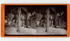 Germany, Neuschwanstein Castle, bedroom, vintage stereo, ca.1890