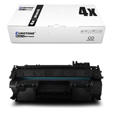 4x Eurotone Éco Cartouche D'Encre XXL F R HP Laserjet P-2055-D P-2057-DN