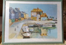 Lithographie Victor Viko ( 1915-1998) HONFLEUR