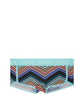 Victoria's Secret PINK Logo Boyshort Panty Multi Chevron