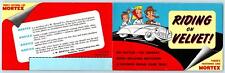Advertising Brochure MORTEX "Riding on Velvet" Automobile Coating Mortell 1950s