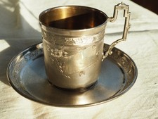 TASSE A CAFE ANCIENNE ARGENT