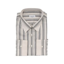 Chemise Rayée Grise LUXURY
