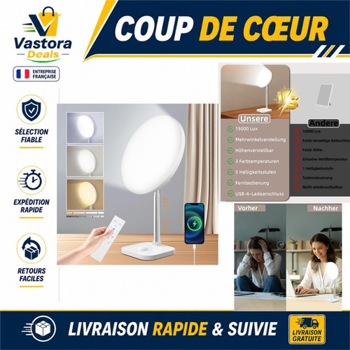 Lampe luminothérapie 15000 - de,