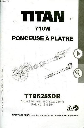 Titan 710 ponceuse à - 710, w