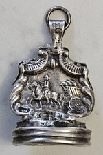 19th Century Silver Wax Seal / Seal 