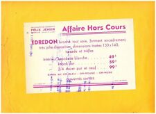 CHEMILLE (49) FACTORY / EDREDON BEDDING FOOT COVER ""Felix JEHIER"" tract rates 