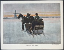 Russie La Droyka (traineau)