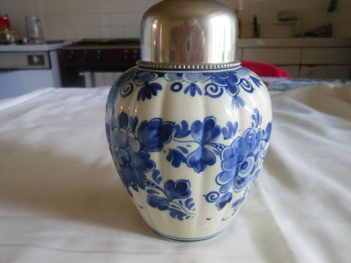 Pot porcelaine delft - pot,