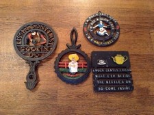 4 Novelty Cast Iron Vintage