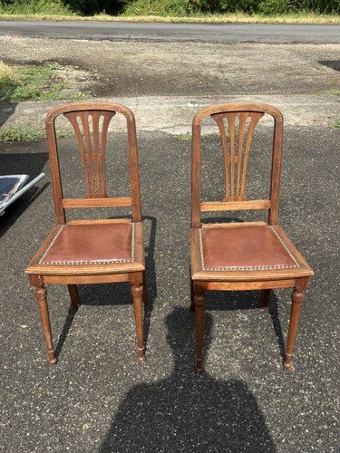 Paire chaises anciennes style - anciennes,