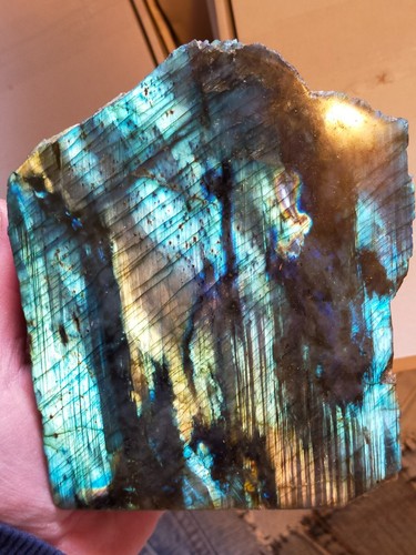 Superbe labradorite une face - labradorite,