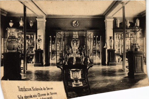 Cpa sevres manufacture - sevres,