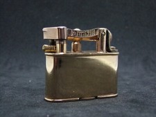 DUNHILL BIJOU 'A' Briquet essence Plaqué or rose lighter petrol Feuerzeug