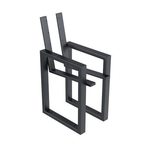 Pieds banc acier 2 - banc, en