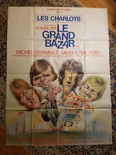 Affiche 1973 LE GRAND BAZAR 120x160 LES CHARLOTS Claude ZIDI