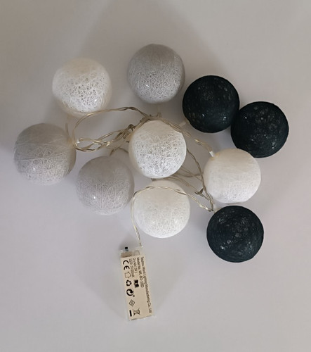 Guirlande lumineuse led boules - guirlande,