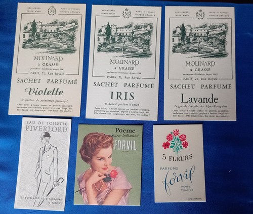 Cartes parfumées molinard - cartes,
