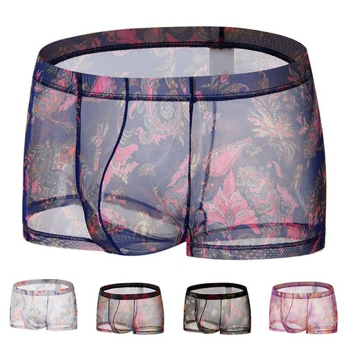 Boxer homme slip maille tissu