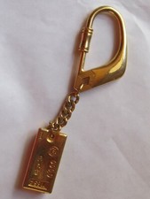 Renault Rare Gold Bar Keychain 71854 Gold
