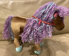 Groovy Girls 12” Doll Plush Brown Horse Manhattan Toy Neighing SOUND