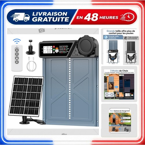 Porte poulailler automatique - porte,