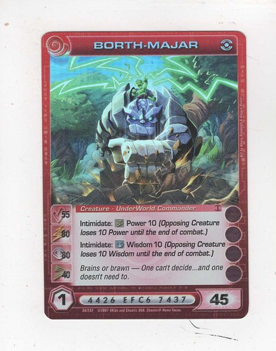Chaotic underworld super - super, rare