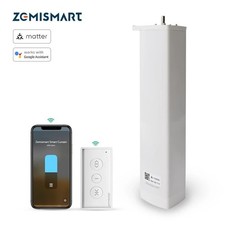 Zemi smart matter via thread Smart Curtain Motor Google Home App Samsung things